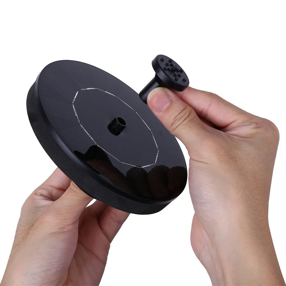 Solar Powered Floating Water Fountain