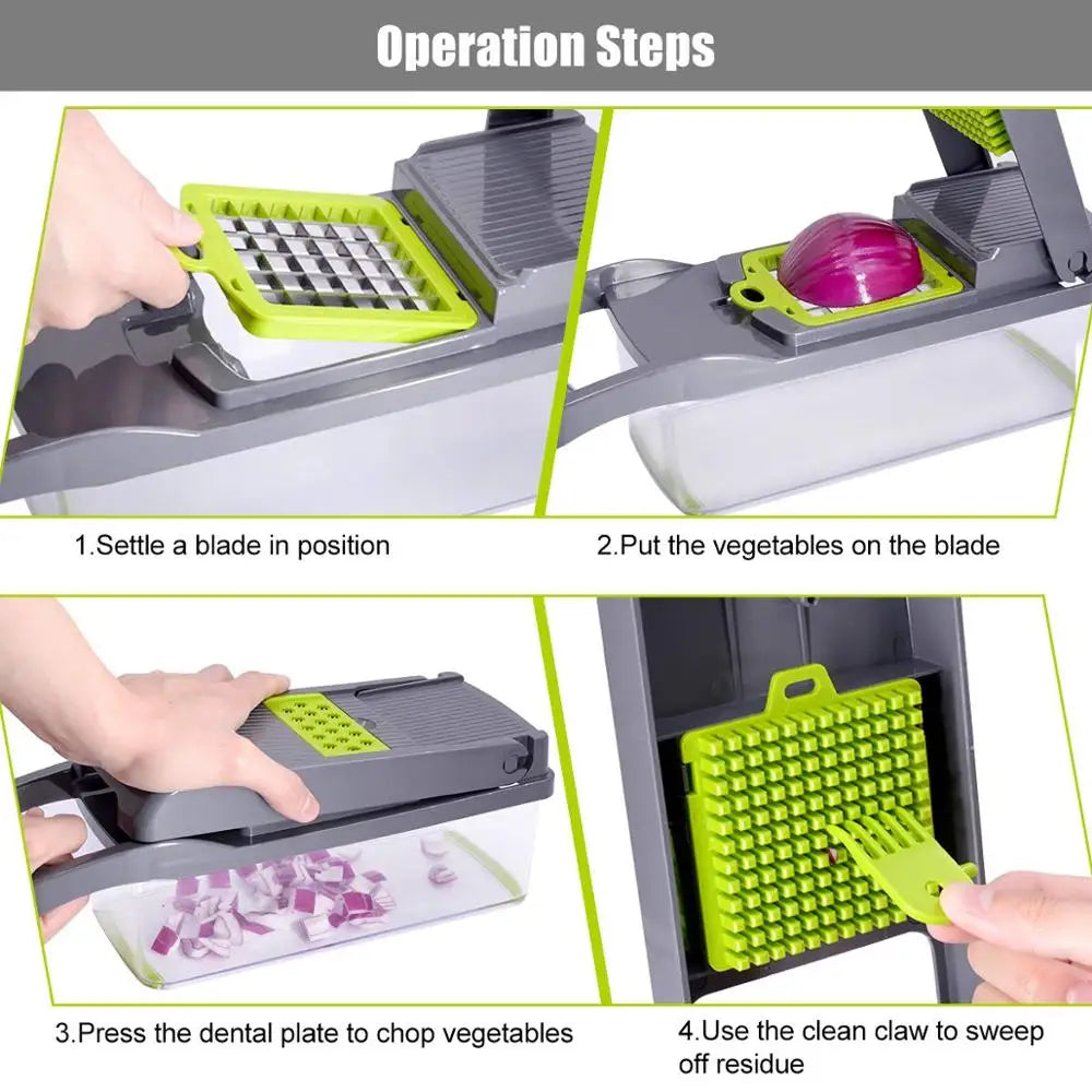 Multifunctional Vegetable Chopper Slicer