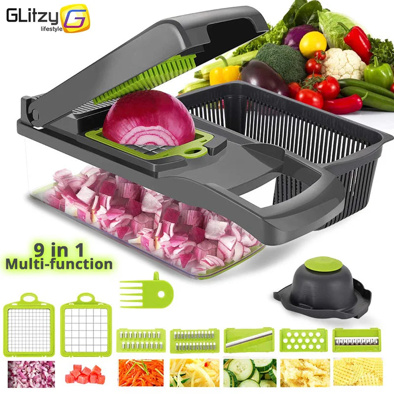 Multifunctional Vegetable Chopper Slicer