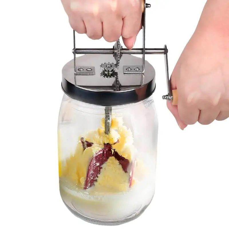 Mason Jar Butter Churner