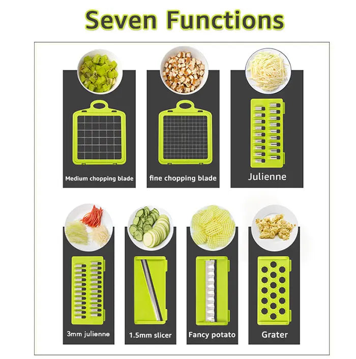 Multifunctional Vegetable Chopper Slicer