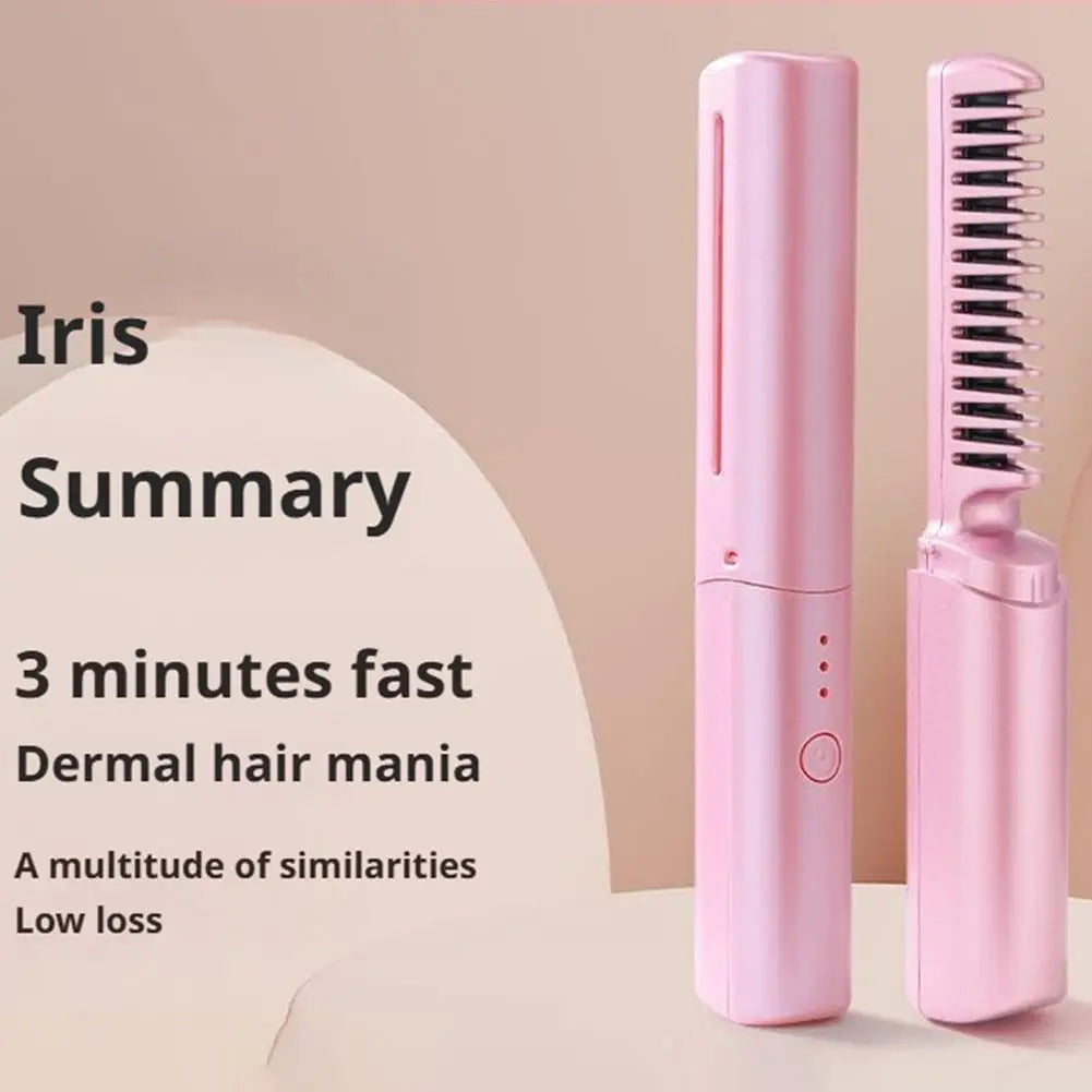 Wireless Rechargeable Hair Straightener
