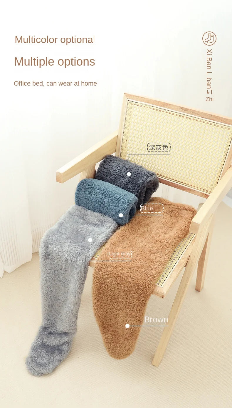Fluffy Thigh High Socks