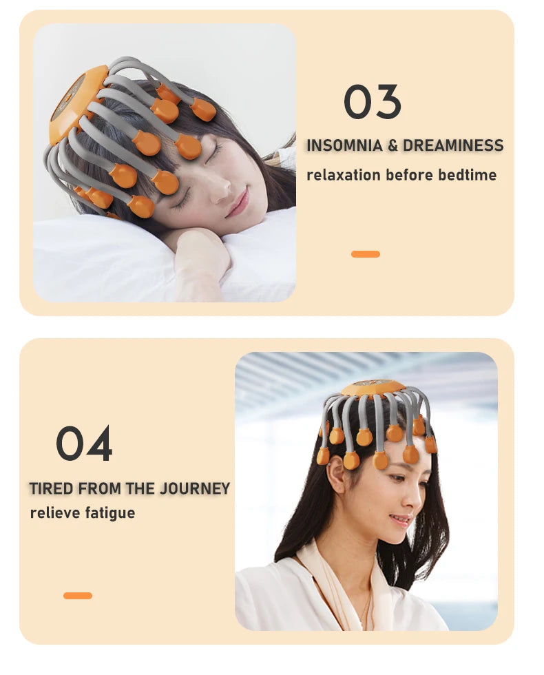 Electric Scalp Massager Red Light