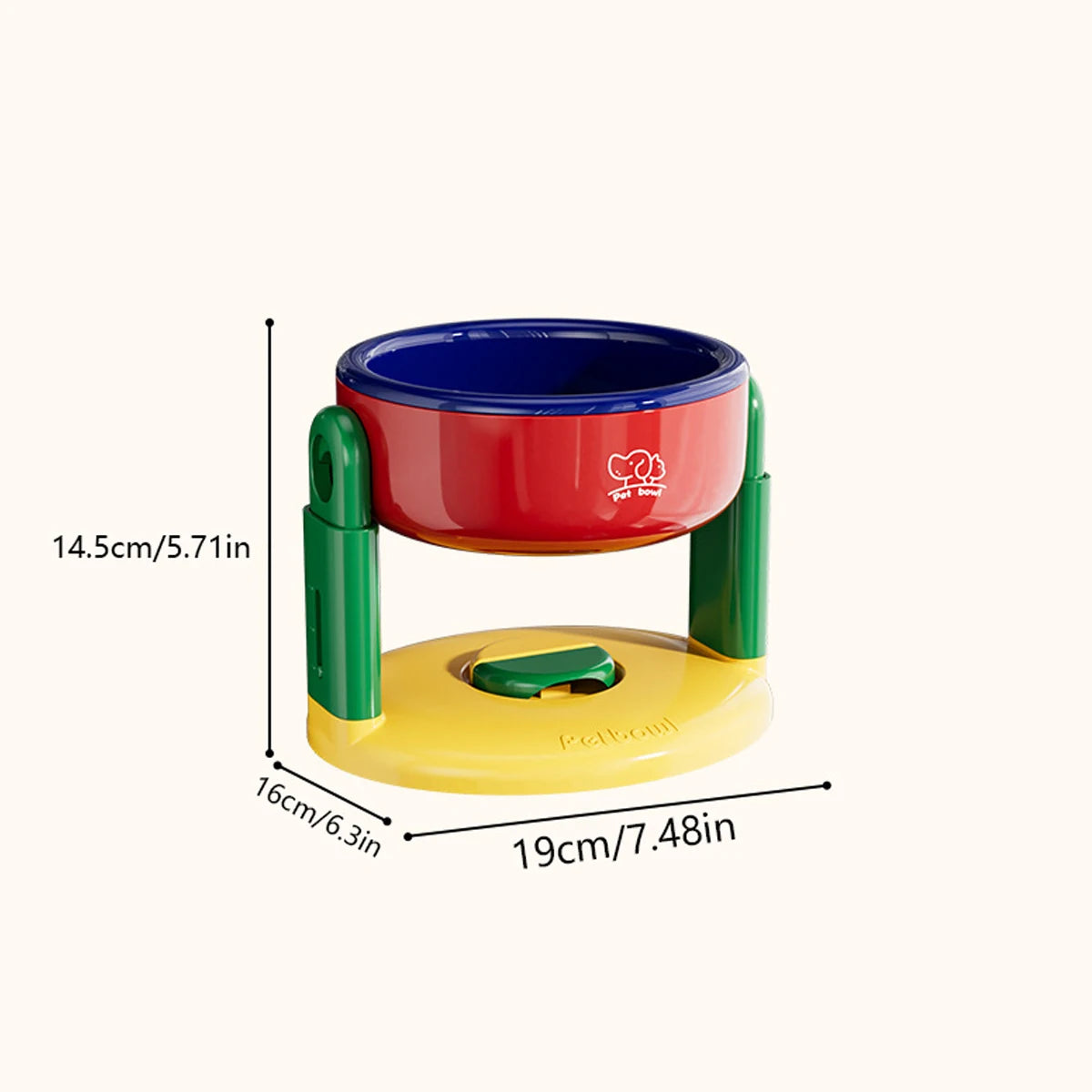 Adjustable Height Pet Bowl Stand