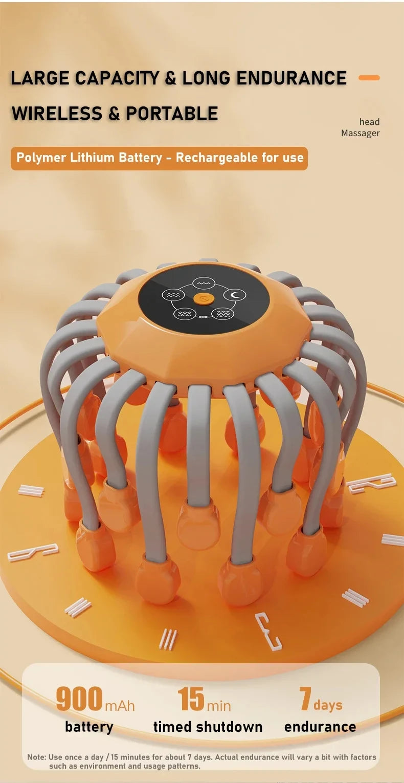 Electric Scalp Massager Red Light