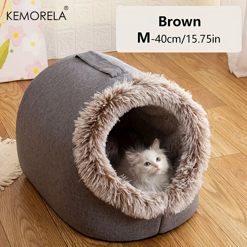 Self-Warming Cat Bed Cave
