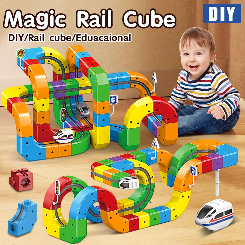 Magic Track Train Building Set