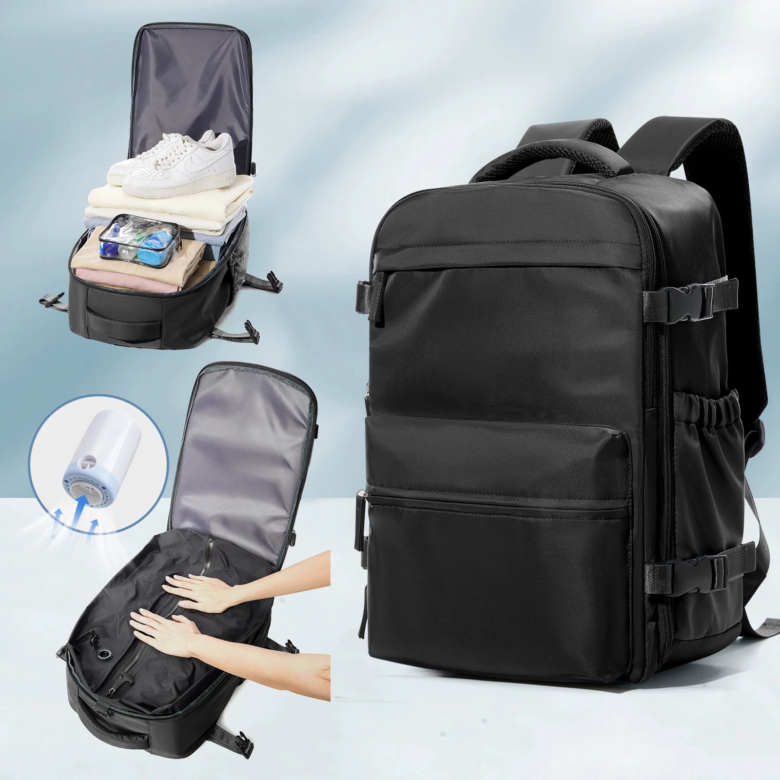Expandable Travel Laptop Backpack
