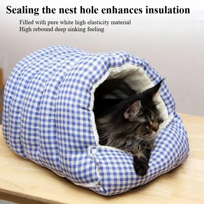 Foldable Winter Pet Bed