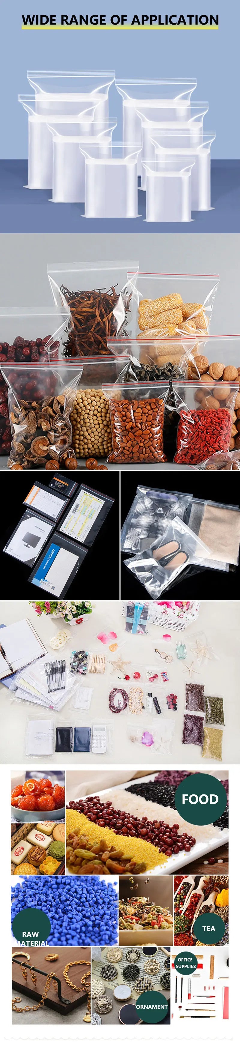 Resealable Zip Lock Bags