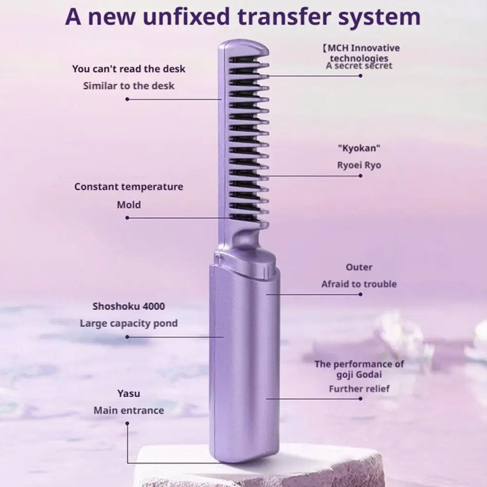 Wireless Rechargeable Hair Straightener
