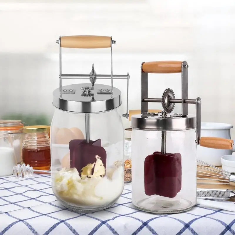 Mason Jar Butter Churner