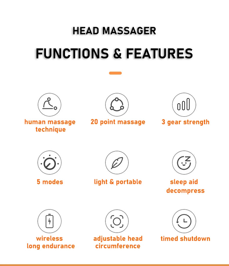 Electric Scalp Massager Red Light