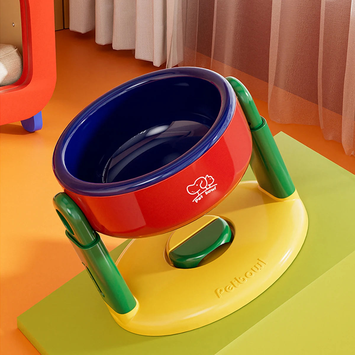 Adjustable Height Pet Bowl Stand