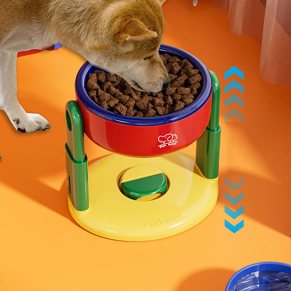 Adjustable Height Pet Bowl Stand