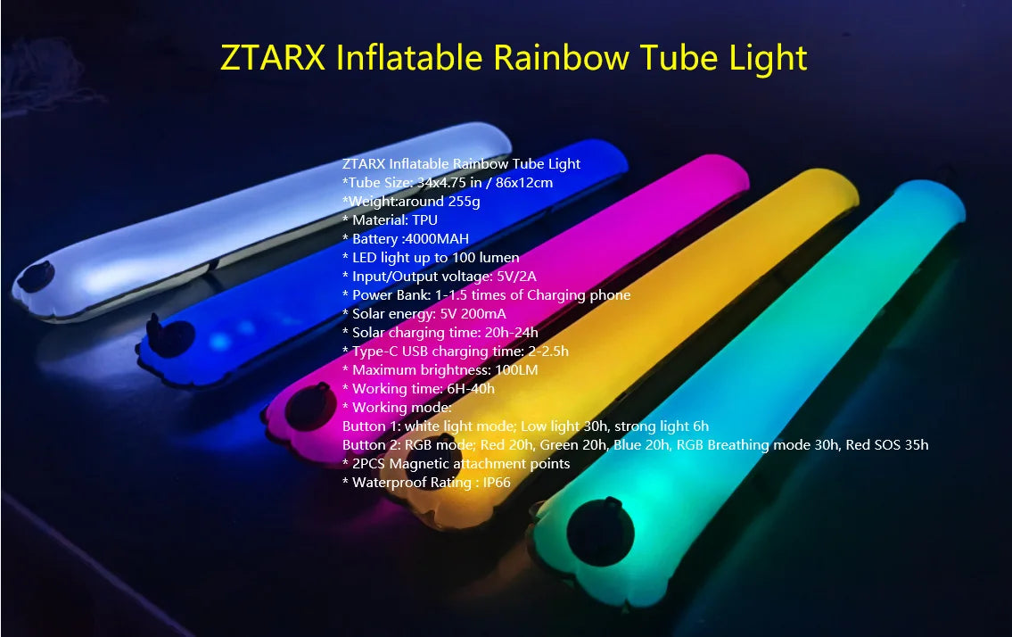 Solar Inflatable Pool Light