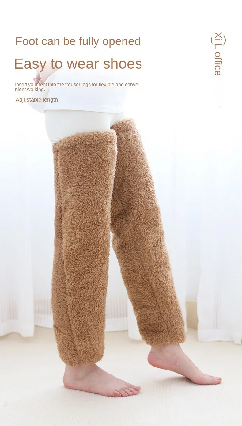 Fluffy Thigh High Socks
