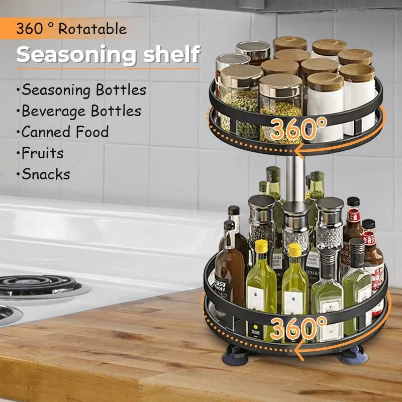 360° Rotating Spice Rack