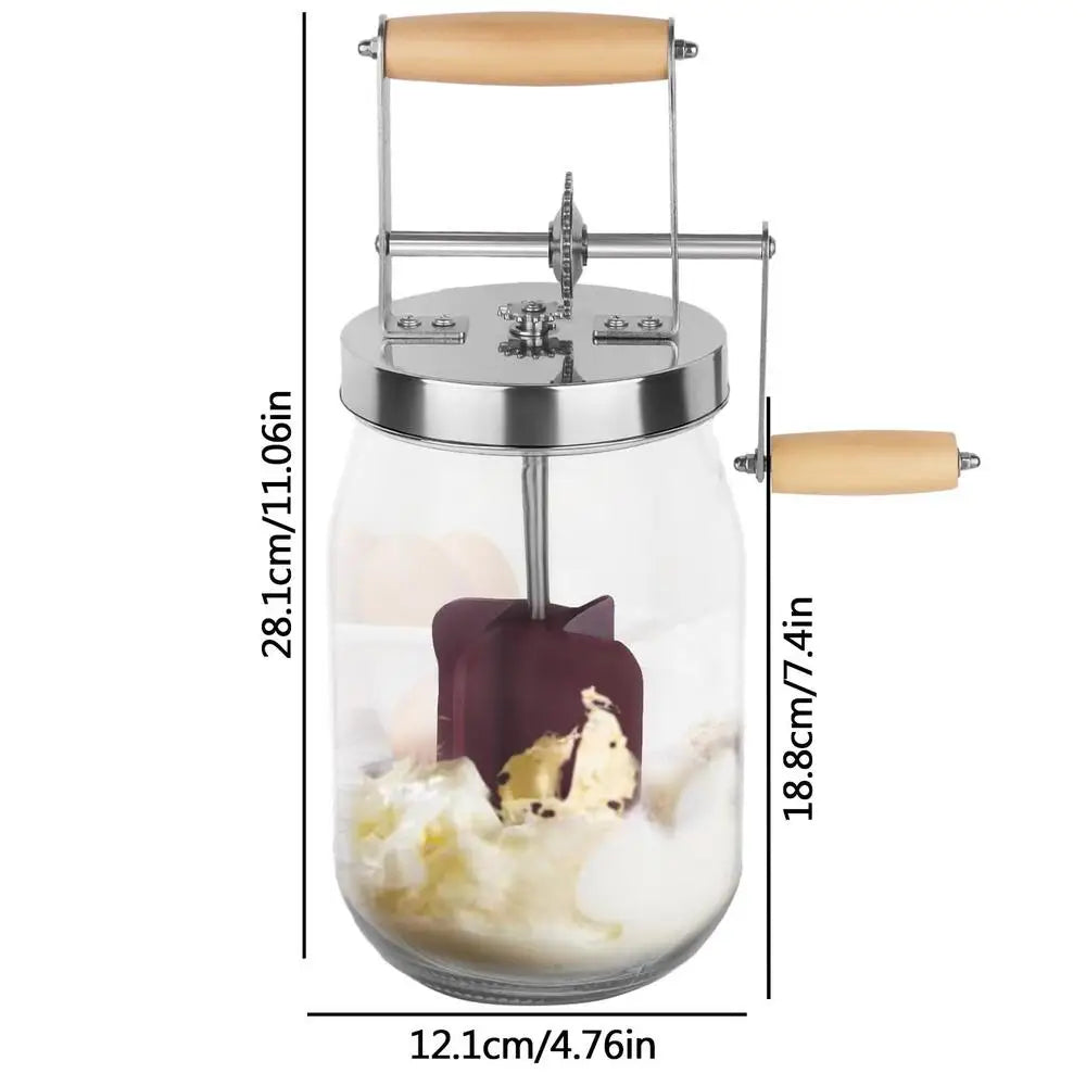 Mason Jar Butter Churner