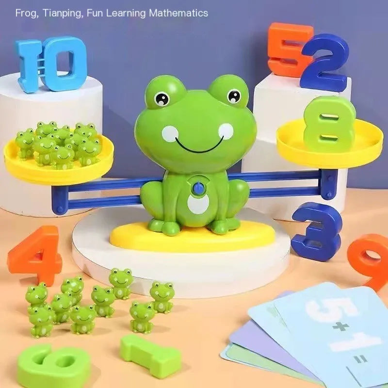 Math Balance Frog Toy