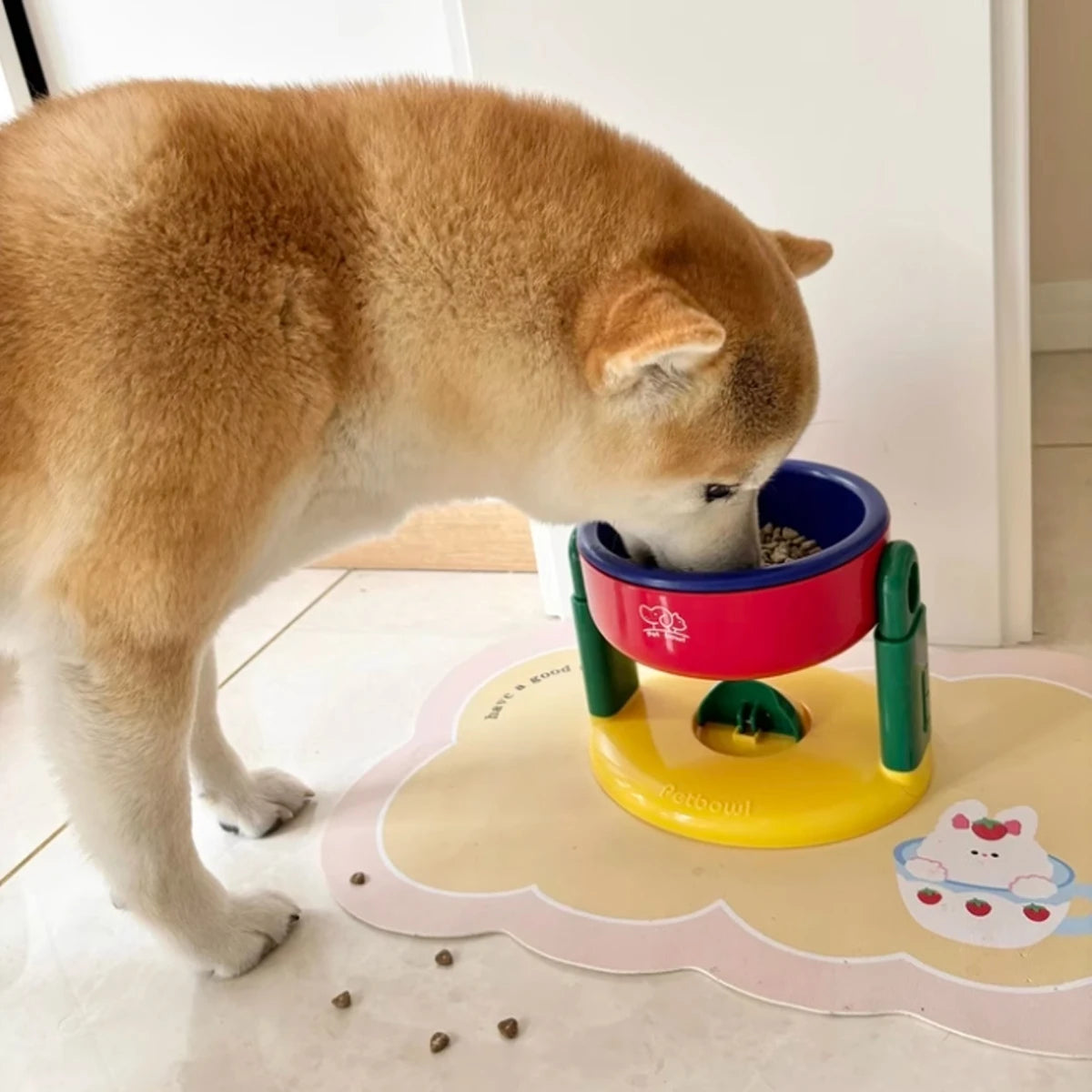 Adjustable Height Pet Bowl Stand