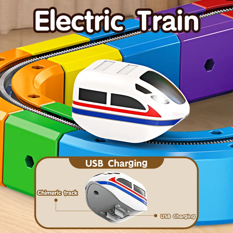 Magic Track Train Building Set