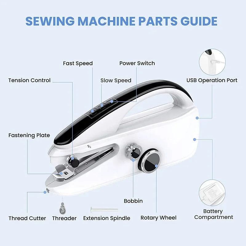 Mini Handheld Sewing Machine