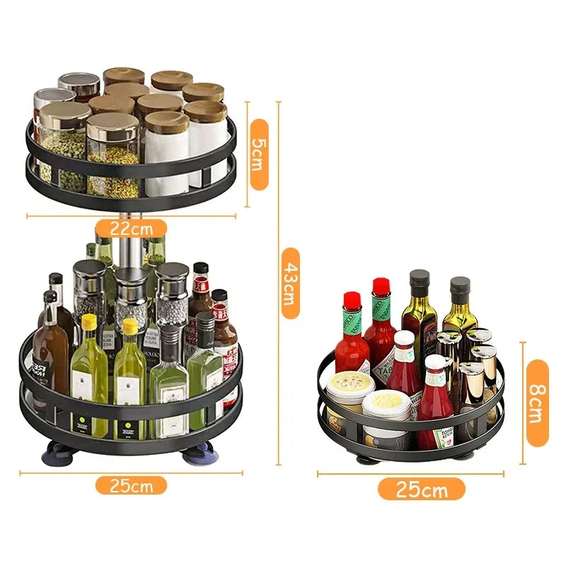 360° Rotating Spice Rack