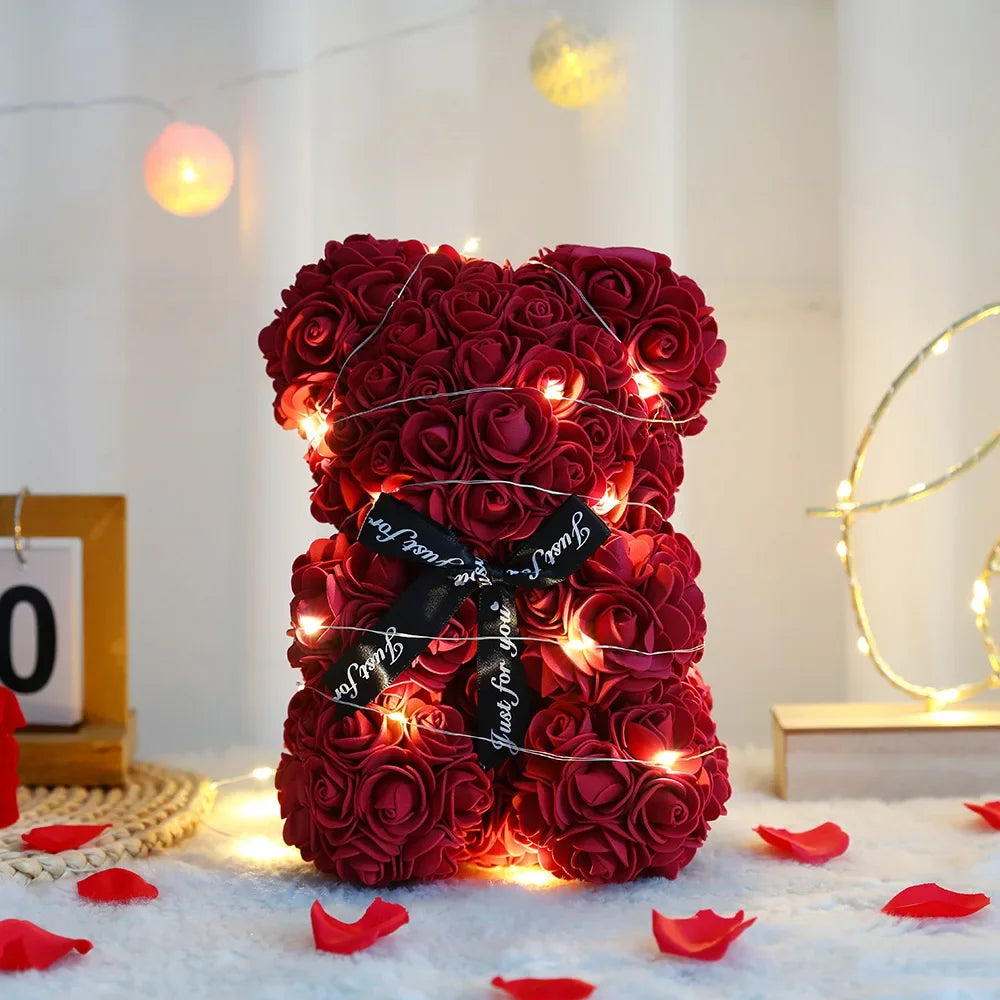 Rose Bear Gift Box