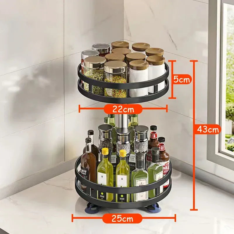 360° Rotating Spice Rack