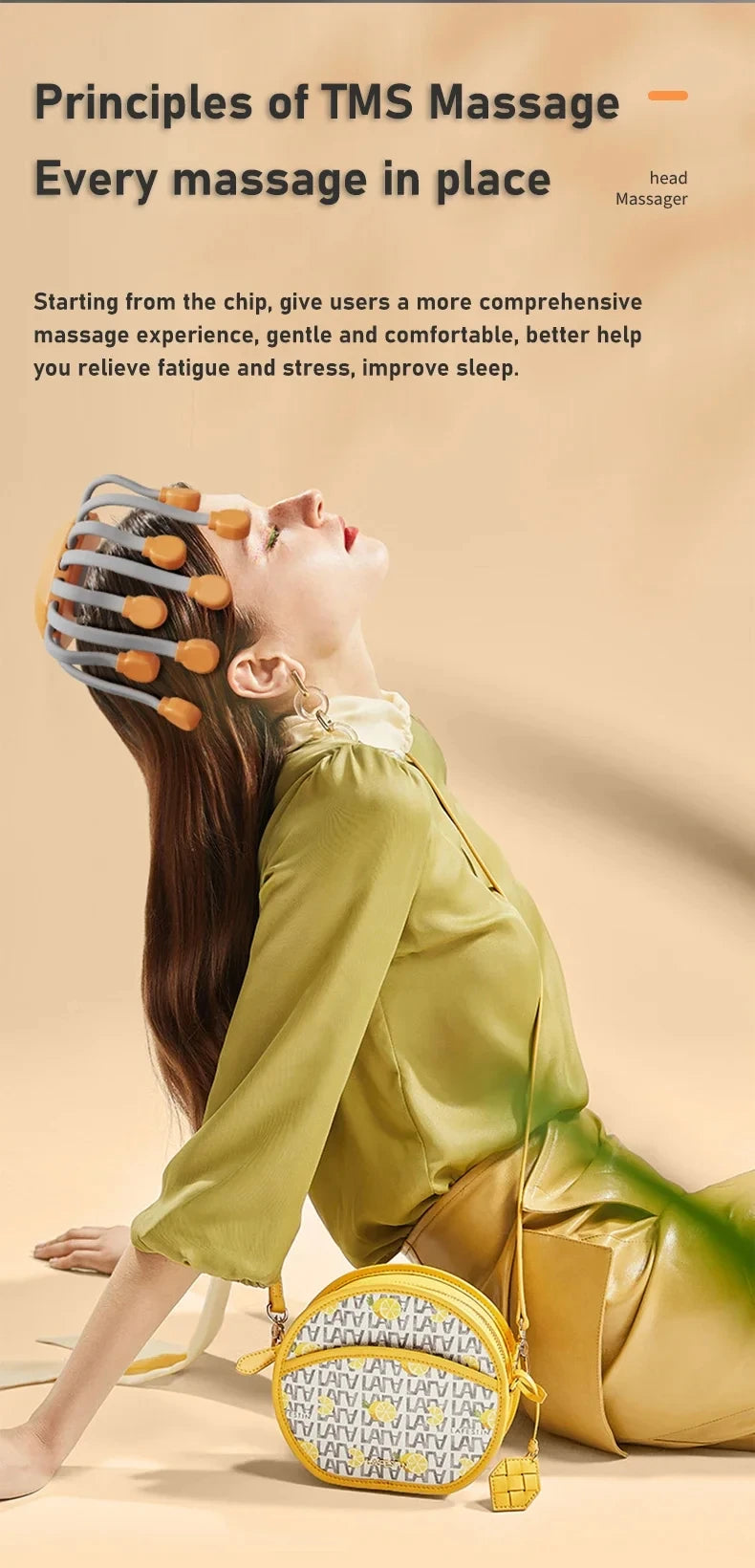 Electric Scalp Massager Red Light