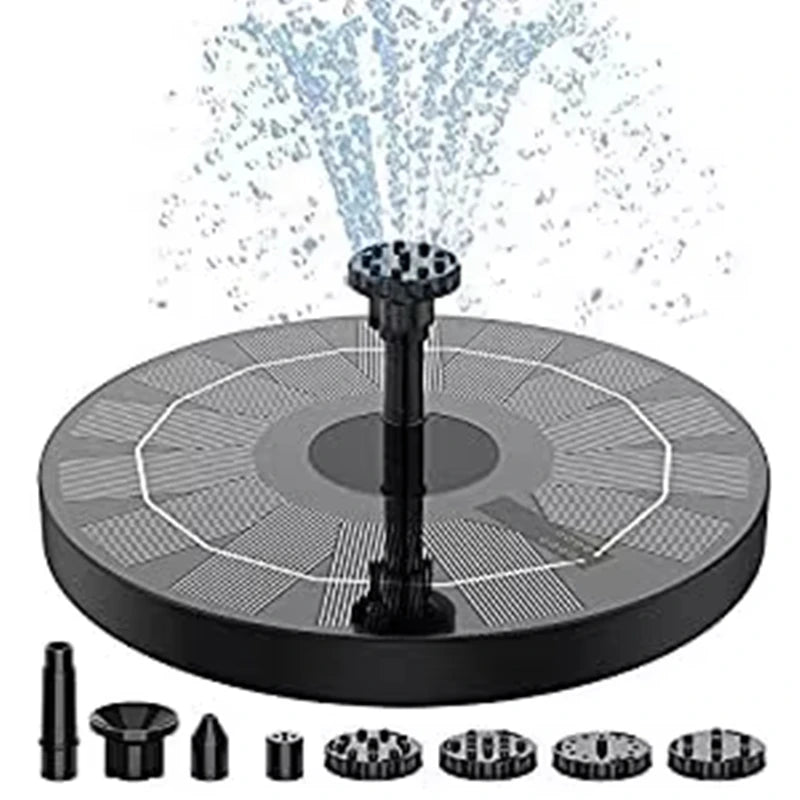 Solar Powered Floating Water Fountain