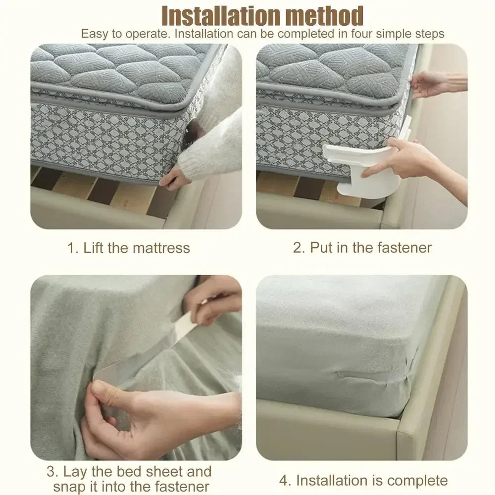 Bed Sheet Clips 4-Pack