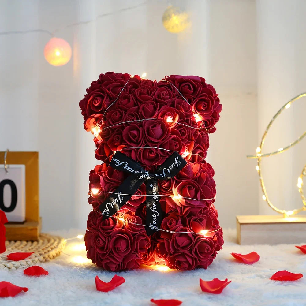 Rose Bear Gift Box