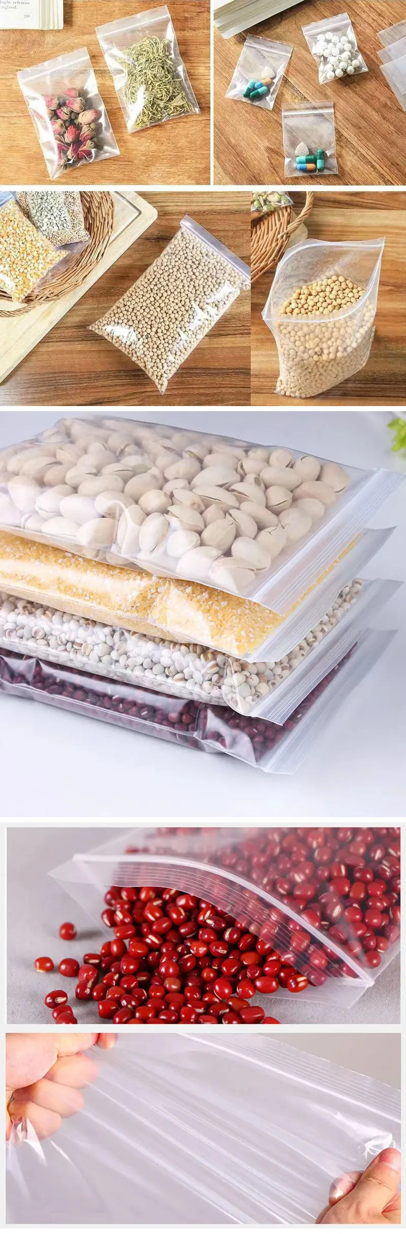 Resealable Zip Lock Bags