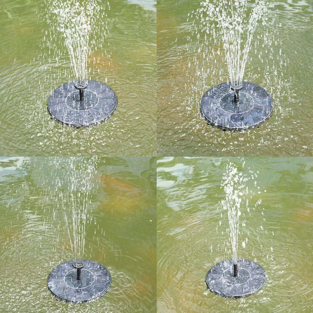 Solar Powered Floating Water Fountain