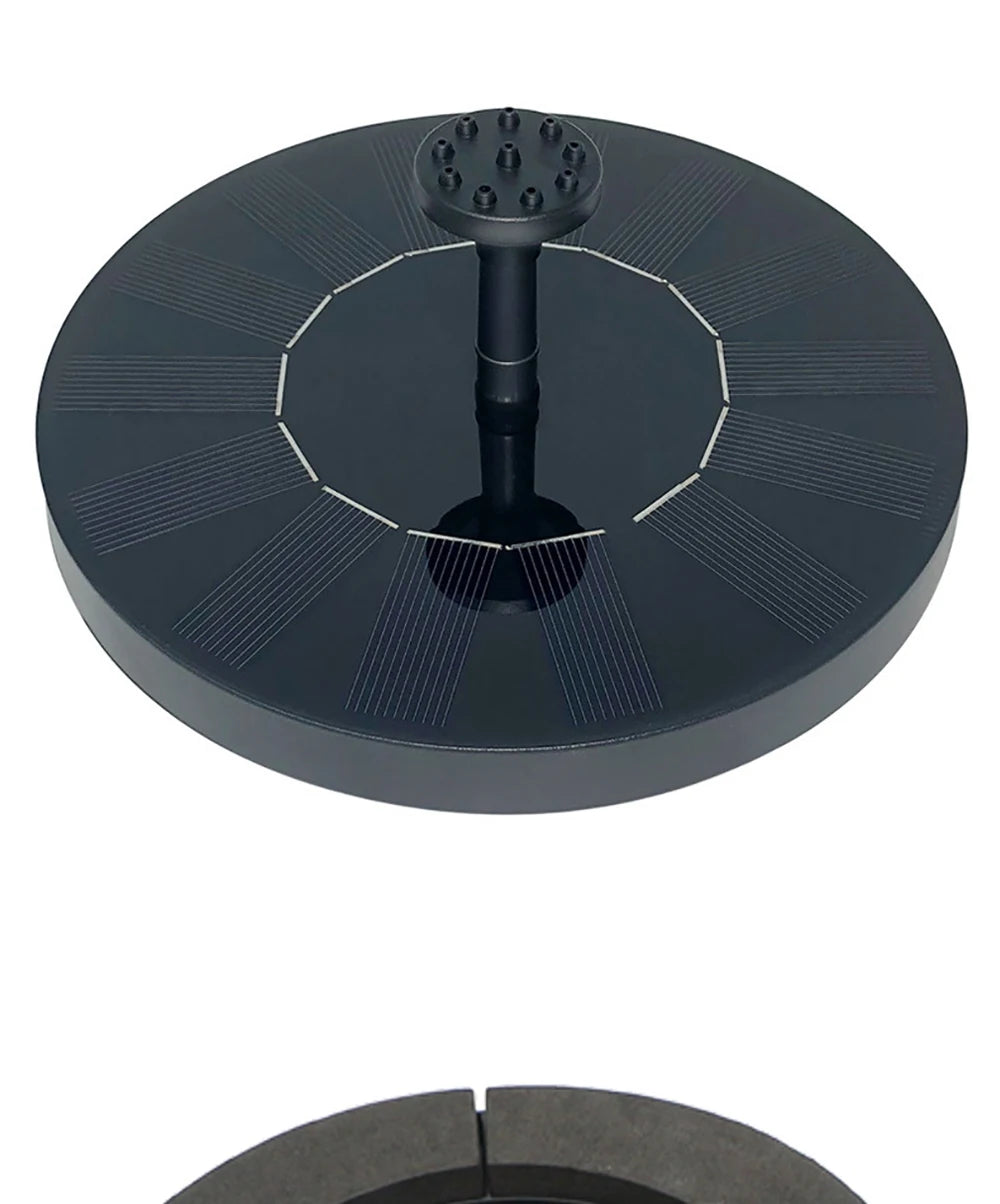 Solar Powered Floating Water Fountain