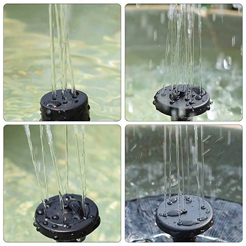 Solar Powered Floating Water Fountain