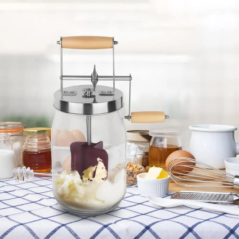 Mason Jar Butter Churner