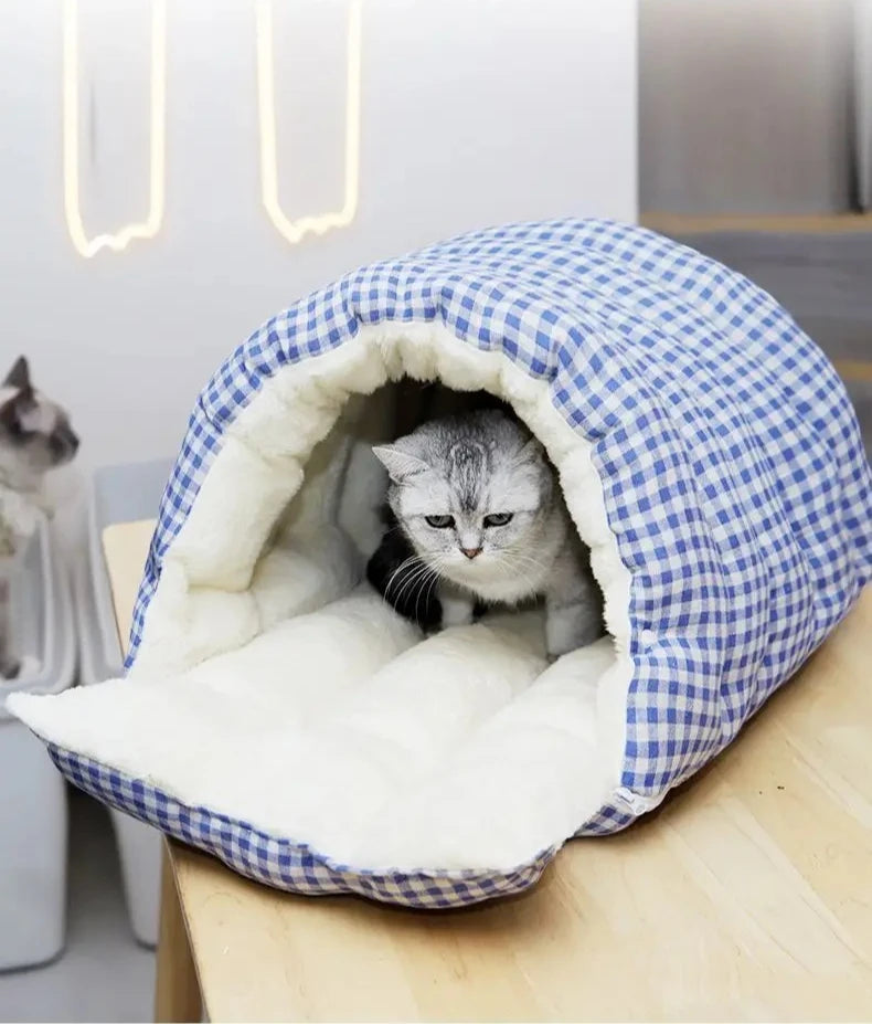 Foldable Winter Pet Bed
