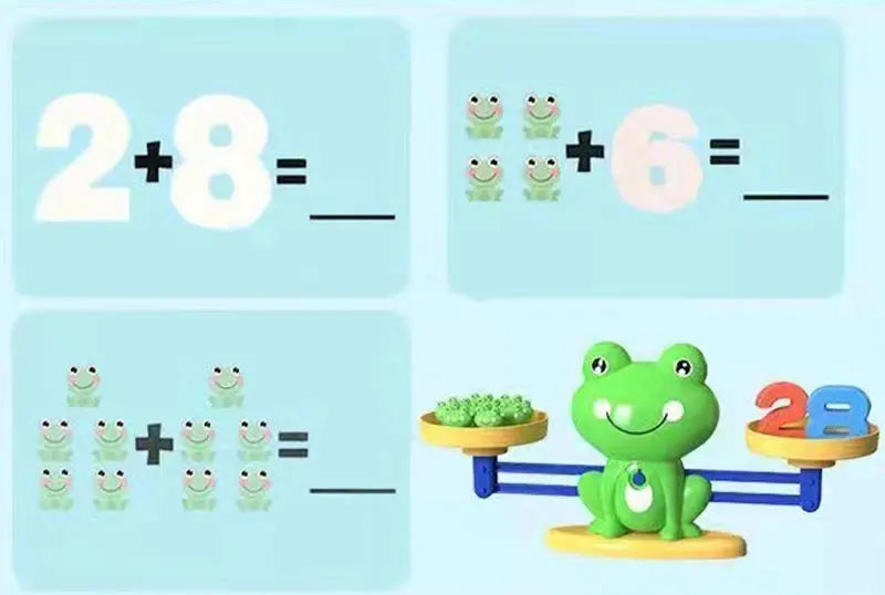 Math Balance Frog Toy