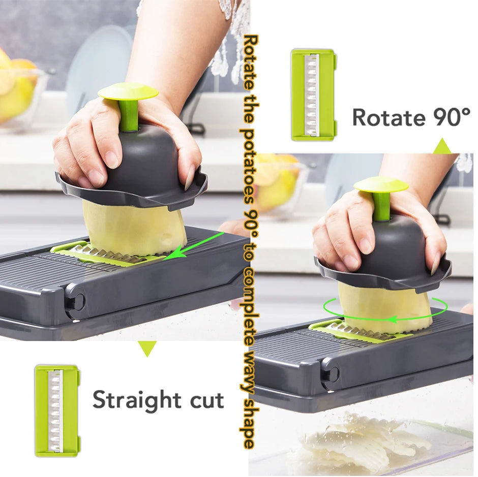 Multifunctional Vegetable Chopper Slicer