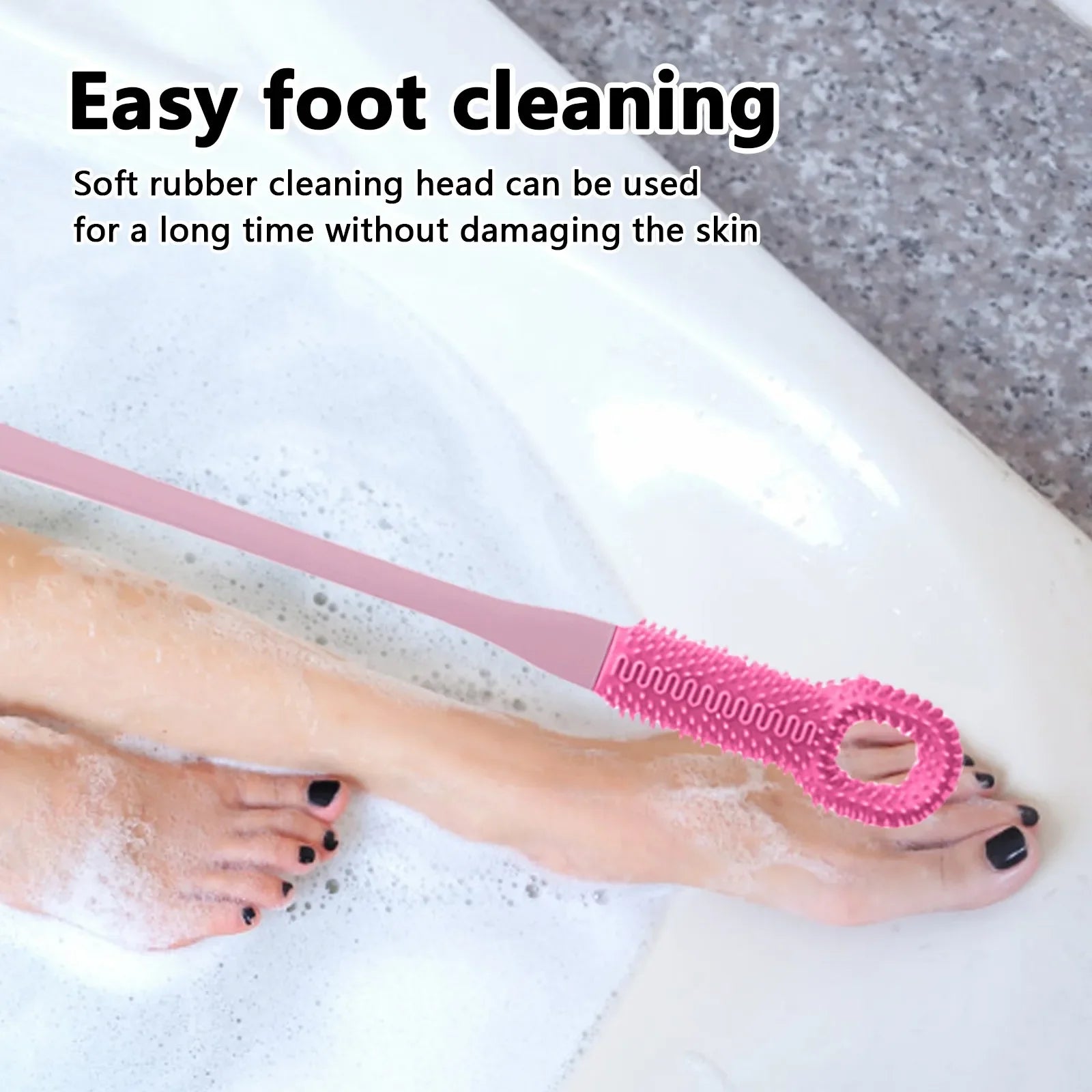 Silicone Toe Brush Foot Scrubber