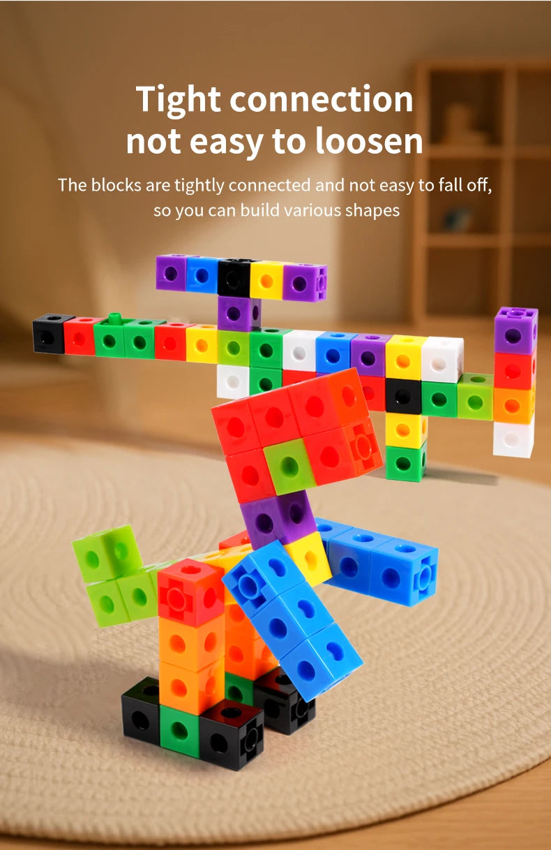 Wooden Montessori Puzzle Building Set