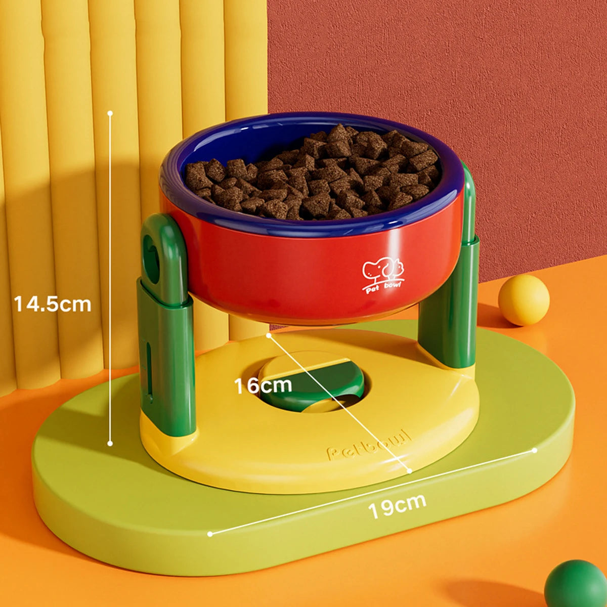 Adjustable Height Pet Bowl Stand