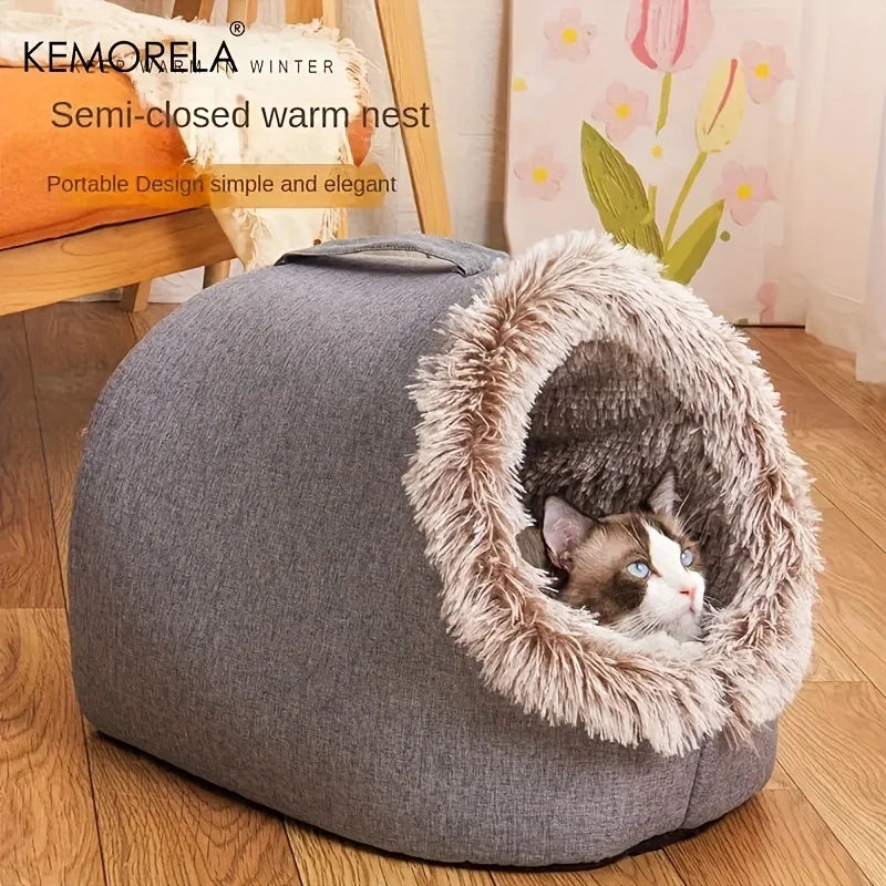 Self-Warming Cat Bed Cave