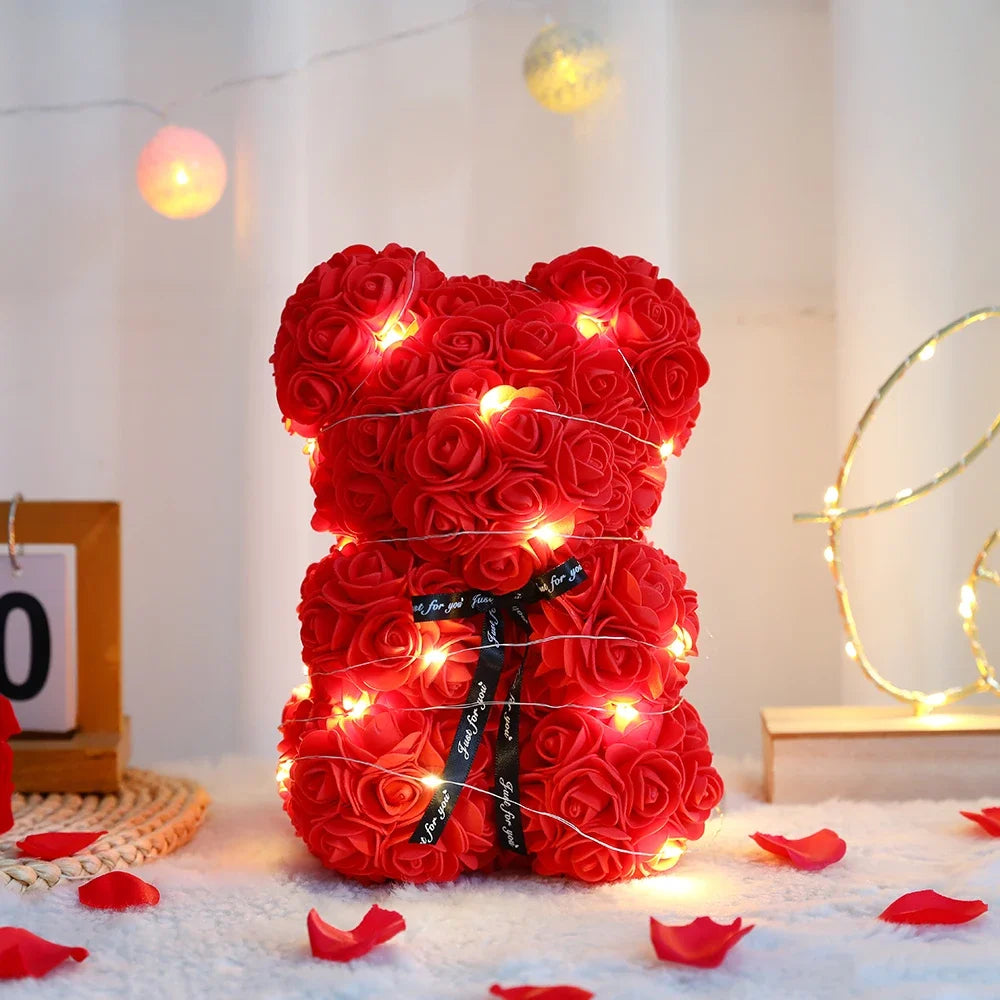 Rose Bear Gift Box
