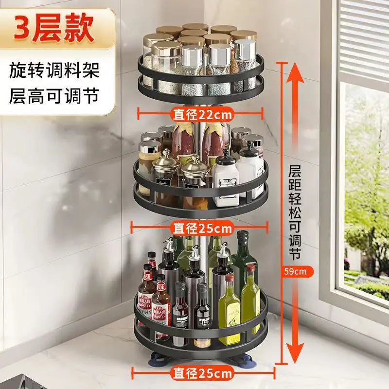 360° Rotating Spice Rack