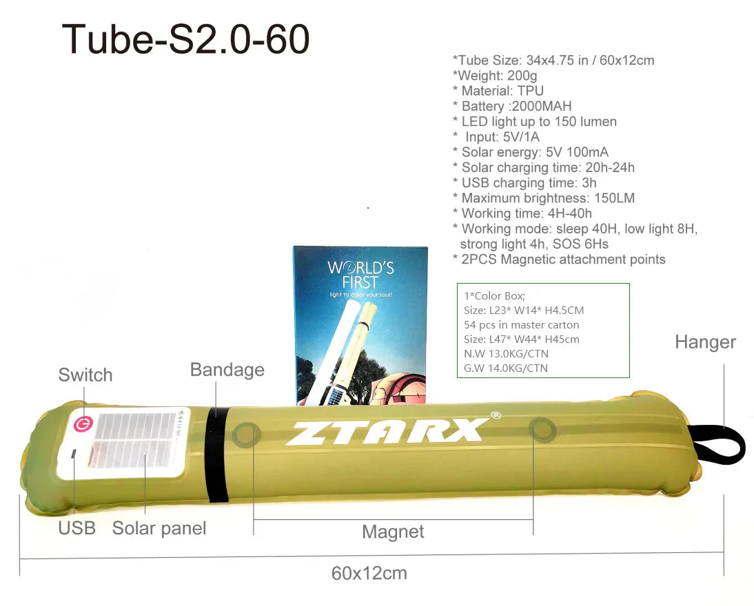 Solar Inflatable Pool Light